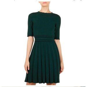 Ted Baker London Dark Green Midi Dress